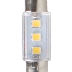 ΛΑΜΠΑΚΙΑ ΠΛΑΦΟΝΙΕΡΑΣ C5W/C10W 12V 0,24W SV8,5 36mm LED 3xSMD3528 ΛΕΥΚΟ 1ΤΕΜ.