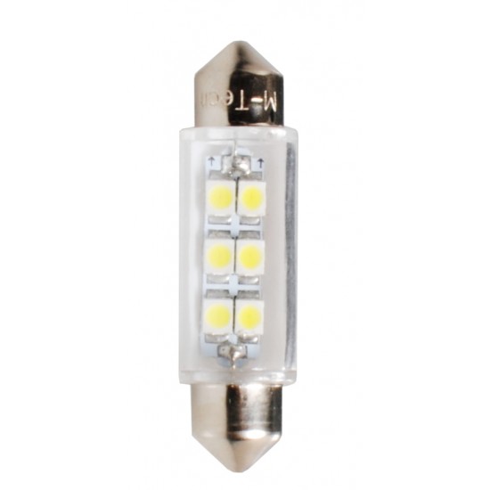 AMC-L091W/MT - ΛΑΜΠΑΚΙΑ ΠΛΑΦΟΝΙΕΡΑΣ C5W/C10W 12V 0,48W SV8,5 41mm LED 6xSMD3528 PREMIUM ΛΕΥΚΟ 1ΤΕΜ. ΛΑΜΠΑΚΙΑ ΠΛΑΦΟΝΙΕΡΑΣ C5W/C10W 12V 0,48W SV8,5 41mm LED 6xSMD3528 PREMIUM ΛΕΥΚΟ 1ΤΕΜ.