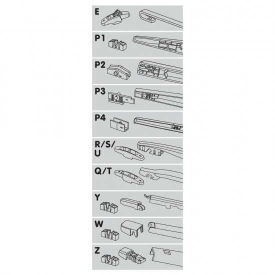 ΥΑΛΟΚΑΘΑΡΙΣΤΗΡΑΣ ΠΙΣΩ ONE FIT FLAT 33cm (13