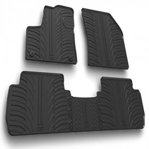 ΠΑΤΑΚΙΑ ΣΕ ΣΚΑΦΗ ΛΑΣΤΙΧΟ ΓΙΑ PEUGEOT 5008 5D 01/2017+ SUMISURA ΣΕ ΜΑΥΡΟ ΧΡΩΜΑ ME ΚΟΥΜΠΩΜΑΤΑ LAMPA - 4 ΤΕΜ.