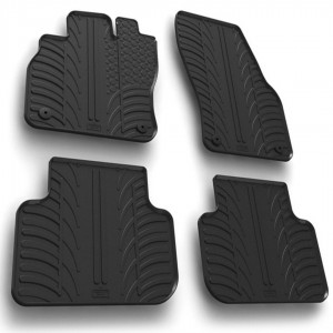 ΠΑΤΑΚΙΑ ΣΕ ΣΚΑΦΗ ΛΑΣΤΙΧΟ ΓΙΑ AUDI Q3 / Q3 SPORTBACK 01/2019+ SUMISURA ΣΕ ΜΑΥΡΟ ΧΡΩΜΑ ME ΚΟΥΜΠΩΜΑΤΑ LAMPA - 4 ΤΕΜ.