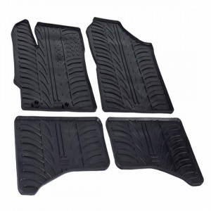 ΠΑΤΑΚΙΑ ΣΕ ΣΚΑΦΗ ΛΑΣΤΙΧΟ ΓΙΑ TOYOTA YARIS MONO ΥΒΡΙΔΙΚΟ 3D / 5D 10/2011-12/2020 SUMISURA ΣΕ ΜΑΥΡΟ ΧΡΩΜΑ ME ΚΟΥΜΠΩΜΑΤΑ LAMPA - 4 ΤΕΜ.