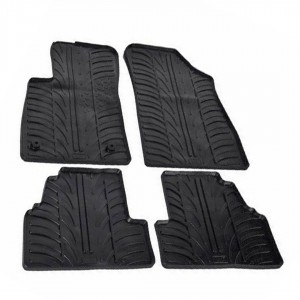 ΠΑΤΑΚΙΑ ΣΕ ΣΚΑΦΗ ΛΑΣΤΙΧΟ ΓΙΑ CHEVROLET TRAX 03/2013-2015 / OPEL MOKKA 11/2012-2016 SUMISURA ΣΕ ΜΑΥΡΟ ΧΡΩΜΑ ME ΚΟΥΜΠΩΜΑΤΑ LAMPA - 4 ΤΕΜ.