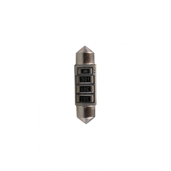 AMC-L304B/MT - ΛΑΜΠΑΚΙΑ ΠΛΑΦΟΝΙΕΡΑΣ C5W 12V SV8.5 36mm 2xSMD5050 LED ΜΠΛΕ CAN-BUS M-TECH - 1 τεμ. ΛΑΜΠΑΚΙΑ ΠΛΑΦΟΝΙΕΡΑΣ C5W 12V SV8.5 36mm 2xSMD5050 LED ΜΠΛΕ CAN-BUS M-TECH - 1 τεμ.