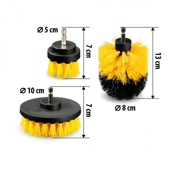 AMC-L3731.2 - ΒΟΥΡΤΣΕΣ ΠΛΥΣΙΜΑΤΟΣ VORTEX 10/8/5cm ΓΙΑ ΔΡΑΠΑΝΟ ΣΕΤ LAMPA - 3 ΤΕΜ. ΒΟΥΡΤΣΕΣ ΠΛΥΣΙΜΑΤΟΣ VORTEX 10/8/5cm ΓΙΑ ΔΡΑΠΑΝΟ ΣΕΤ LAMPA - 3 ΤΕΜ.