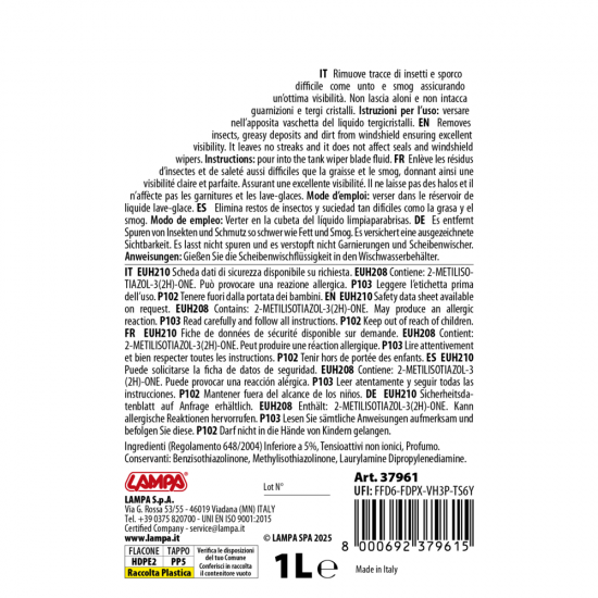 AMC-L3796.1 - ΥΓΡΟ ΥΑΛΟΚΑΘΑΡΙΣΤΗΡΩΝ SUMMER SCREEN WASH ΜΕ ΑΡΩΜΑ ΦΡΑΟΥΛΑ (ΕΤΟΙΜΟ ΓΙΑ ΧΡΗΣΗ) 1000ml ΥΓΡΟ ΥΑΛΟΚΑΘΑΡΙΣΤΗΡΩΝ SUMMER SCREEN WASH ΜΕ ΑΡΩΜΑ ΦΡΑΟΥΛΑ (ΕΤΟΙΜΟ ΓΙΑ ΧΡΗΣΗ) 1000ml