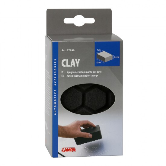 AMC-L3799.0 - ΣΦΟΥΓΓΑΡΙ ΚΑΘΑΡΙΣΜΟΥ CLAY ΔΙΠΛΗΣ ΟΨΗΣ ΑΠΟ ΠΗΛΟ 7x12x4,5cm LAMPA - 1 ΤΕΜ. ΣΦΟΥΓΓΑΡΙ ΚΑΘΑΡΙΣΜΟΥ CLAY ΔΙΠΛΗΣ ΟΨΗΣ ΑΠΟ ΠΗΛΟ 7x12x4,5cm LAMPA - 1 ΤΕΜ.