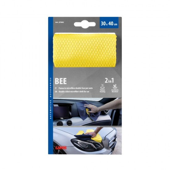 AMC-L3799.3 - ΠΑΝΑΚΙ ΚΑΘΑΡΙΣΜΟΥ/ΣΤΕΓΝΩΜΑΤΟΣ BEE ΔΙΠΛΗΣ ΟΨΕΩΣ ΑΠΟ ΜΙΚΡΟΙΝΕΣ (MICROFIBRE) 30x40cm LAMPA - 1 ΤΕΜ. ΠΑΝΑΚΙ ΚΑΘΑΡΙΣΜΟΥ/ΣΤΕΓΝΩΜΑΤΟΣ BEE ΔΙΠΛΗΣ ΟΨΕΩΣ ΑΠΟ ΜΙΚΡΟΙΝΕΣ (MICROFIBRE) 30x40cm LAMPA - 1 ΤΕΜ.