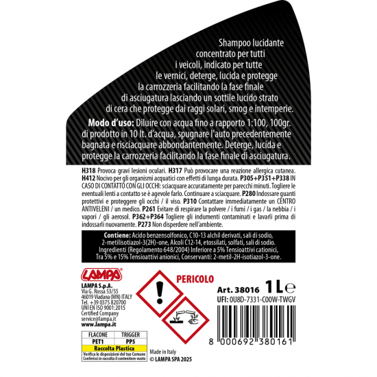 AMC-L3801.6 - ΣΑΜΠΟΥΑΝ ΜΕ ΚΕΡΙ GRAN PREE ΣΥΜΠΥΚΝΩΜΕΝΟ 1000ml LAMPA - 1 ΤΕΜ. ΣΑΜΠΟΥΑΝ ΜΕ ΚΕΡΙ GRAN PREE ΣΥΜΠΥΚΝΩΜΕΝΟ 1000ml LAMPA - 1 ΤΕΜ.