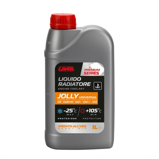 ΑΝΤΙΨΥΚΤΙΚΟ/ΠΑΡΑΦΛΟΥ PREMIUM SERIES JOLLY UNIVERSAL G11/G12EVO/G12+/G12++/G13  -25°C>+105°C 1L- 1 ΤΕΜ.