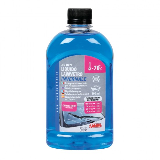 AMC-L3807.4 - ΥΓΡΟ ΥΑΛΟΚΑΘΑΡΙΣΤΗΡΩΝ SCREEN-WASH INVERNALE -70°C 500ml LAMPA - 1 ΤΕΜ. ΥΓΡΟ ΥΑΛΟΚΑΘΑΡΙΣΤΗΡΩΝ SCREEN-WASH INVERNALE -70°C 500ml LAMPA - 1 ΤΕΜ.