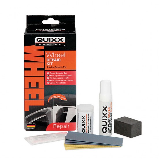 AMC-L3816.7 - KIT ΕΠΙΣΚΕΥΗΣ ΓΙΑ ΖΑΝΤΕΣ ΑΛΟΥΜΙΝΙΟΥ (16 gr + 12 ml) WHEEL REPAIR KIT QUIXX KIT ΕΠΙΣΚΕΥΗΣ ΓΙΑ ΖΑΝΤΕΣ ΑΛΟΥΜΙΝΙΟΥ (16 gr + 12 ml) WHEEL REPAIR KIT QUIXX