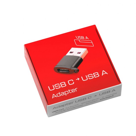 AMC-L3869.5 - ΑΝΤΑΠΤΟΡΑΣ ΦΟΡΤΙΣΗΣ & ΣΥΓΧΡΟΝΙΣΜΟΥ USB-C>USB-A SMARTPHONE ESSENTIALS LAMPA - 1 ΤΕΜ. ΑΝΤΑΠΤΟΡΑΣ ΦΟΡΤΙΣΗΣ & ΣΥΓΧΡΟΝΙΣΜΟΥ USB-C>USB-A SMARTPHONE ESSENTIALS LAMPA - 1 ΤΕΜ.