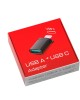 ΑΝΤΑΠΤΟΡΑΣ ΦΟΡΤΙΣΗΣ & ΣΥΓΧΡΟΝΙΣΜΟΥ USB-A>USB-C SMARTPHONE ESSENTIALS LAMPA - 1 ΤΕΜ.
