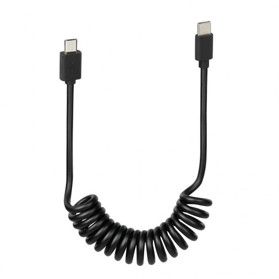 AMC-L3870.5/T - ΚΑΛΩΔΙΟ ΦΟΡΤΙΣΗΣ E-BIKE SPRING MICRO USB-TYPE-C ΣΠΙΡΑΛ 25-100cm ΚΑΛΩΔΙΟ ΦΟΡΤΙΣΗΣ E-BIKE SPRING MICRO USB-TYPE-C ΣΠΙΡΑΛ 25-100cm