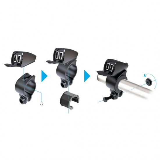 AMC-L3882.8/T - ΦΟΡΤΙΣΤΗΣ USB ΔΙΠΛΟΣ TREK 12/24V 5400mA ΜΕ ΒΑΣΗ ΣΤΗΡΙΞΗΣ ΤΙΜΟΝΙΟΥ 21-32mm ΚΑΙ ΚΑΛΩΔΙΟ 150cm ΑΔΙΑΒΡΟΧΟΣ ΦΟΡΤΙΣΤΗΣ USB ΔΙΠΛΟΣ TREK 12/24V 5400mA ΜΕ ΒΑΣΗ ΣΤΗΡΙΞΗΣ ΤΙΜΟΝΙΟΥ 21-32mm ΚΑΙ ΚΑΛΩΔΙΟ 150cm ΑΔΙΑΒΡΟΧΟΣ