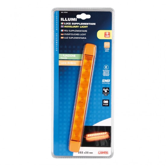 AMC-L4154.1 - ΦΩΣ ΟΓΚΟΥ 9/32V ILLUMI ΜΕ 9 SMD LED 1 ΧΡΗΣΗΣ ΦΛΑΣ (ΠΟΡΤΟΚΑΛΙ/ΑΔΙΑΒΡΟΧΟ) - 1 ΤΕΜ. ΦΩΣ ΟΓΚΟΥ 9/32V ILLUMI ΜΕ 9 SMD LED 1 ΧΡΗΣΗΣ ΦΛΑΣ (ΠΟΡΤΟΚΑΛΙ/ΑΔΙΑΒΡΟΧΟ) - 1 ΤΕΜ.
