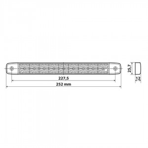 ΦΩΣ ΟΓΚΟΥ 9/32V ILLUMI ΜΕ 9 SMD LED 1 ΧΡΗΣΗΣ ΟΠΙΣΘΕΝ (ΚΟΚΚΙΝΟ/ΑΔΙΑΒΡΟΧΟ) - 1 ΤΕΜ.