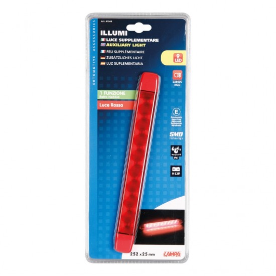 AMC-L4154.3 - ΦΩΣ ΟΓΚΟΥ 9/32V ILLUMI ΜΕ 9 SMD LED 1 ΧΡΗΣΗΣ ΟΠΙΣΘΕΝ (ΚΟΚΚΙΝΟ/ΑΔΙΑΒΡΟΧΟ) - 1 ΤΕΜ. ΦΩΣ ΟΓΚΟΥ 9/32V ILLUMI ΜΕ 9 SMD LED 1 ΧΡΗΣΗΣ ΟΠΙΣΘΕΝ (ΚΟΚΚΙΝΟ/ΑΔΙΑΒΡΟΧΟ) - 1 ΤΕΜ.