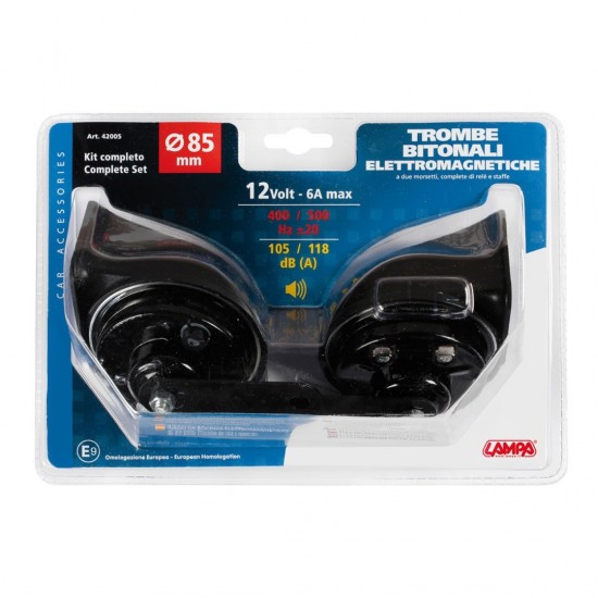 AMC-L4200.5 - ΚΟΡΝΑ ΣΑΛΙΓΓΑΡΙΑ 12V 112db 8A ΚΟΡΝΑ ΣΑΛΙΓΓΑΡΙΑ 12V 112db 8A