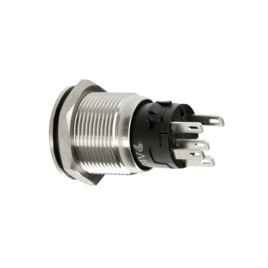 AMC-L4557.4 - ΔΙΑΚΟΠΤΗΣ ΜΠΟΥΤΟΝ (BUTTON) 12/24V 5Amax 5PIN IP65 ON/OFF ME LED ΚΟΚΚΙΝΟ ΑΝΟΞΕΙΔΩΤΟ ΑΤΣΑΛΙ LAMPA - 1 TEM. ΔΙΑΚΟΠΤΗΣ ΜΠΟΥΤΟΝ (BUTTON) 12/24V 5Amax 5PIN IP65 ON/OFF ME LED ΚΟΚΚΙΝΟ ΑΝΟΞΕΙΔΩΤΟ ΑΤΣΑΛΙ LAMPA - 1 TEM.