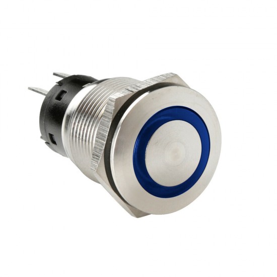 AMC-L4557.6 - ΔΙΑΚΟΠΤΗΣ ΜΠΟΥΤΟΝ (BUTTON) 12/24V 5Amax 5PIN IP65 ON/OFF ME LED ΜΠΛΕ ΑΝΟΞΕΙΔΩΤΟ ΑΤΣΑΛΙ LAMPA - 1 TEM. ΔΙΑΚΟΠΤΗΣ ΜΠΟΥΤΟΝ (BUTTON) 12/24V 5Amax 5PIN IP65 ON/OFF ME LED ΜΠΛΕ ΑΝΟΞΕΙΔΩΤΟ ΑΤΣΑΛΙ LAMPA - 1 TEM.