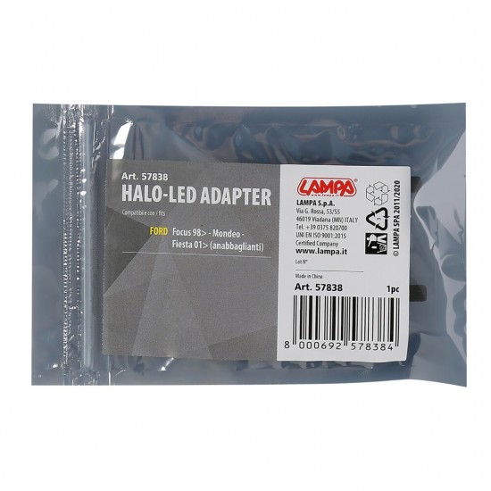 AMC-L5783.8 - FORD FIESTA 2001-2008/ MONDEO ΑΝΤΑΠΤΟΡΑΣ ΓΙΑ HALO LED 1ΤΕΜ. FORD FIESTA 2001-2008/ MONDEO ΑΝΤΑΠΤΟΡΑΣ ΓΙΑ HALO LED 1ΤΕΜ.