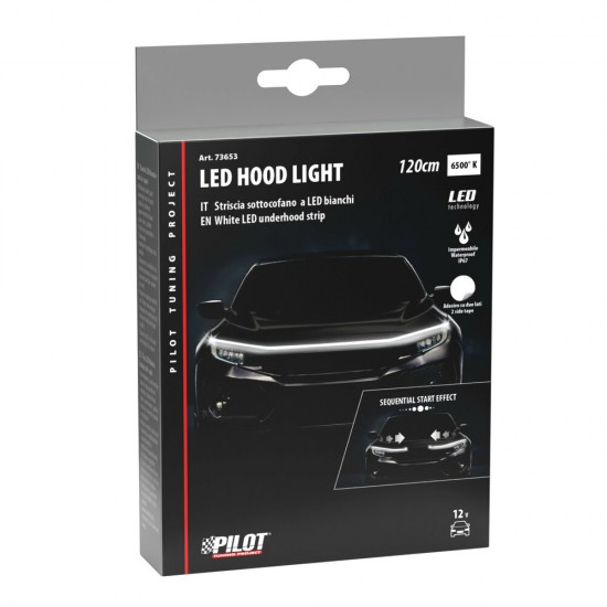 AMC-L7365.3 - ΤΑΙΝΙΑ ΣΙΛΙΚΟΝΗΣ LED ΜΕ ΛΕΥΚΟ ΦΩΣ ΓΙΑ ΚΑΠΟ ΕΜΠΡΟΣ ΑΥΤΟΚΟΛΛΗΤΗ HOOD LED LIGHT 12V IP67 12Χ5mm 120cm LAMPA - 1 Τεμ. ΤΑΙΝΙΑ ΣΙΛΙΚΟΝΗΣ LED ΜΕ ΛΕΥΚΟ ΦΩΣ ΓΙΑ ΚΑΠΟ ΕΜΠΡΟΣ ΑΥΤΟΚΟΛΛΗΤΗ HOOD LED LIGHT 12V IP67 12Χ5mm 120cm LAMPA - 1 Τεμ.