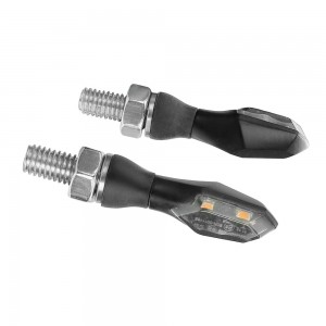 ΦΛΑΣ MOTO NIX 12V LED SMD 42x13mm ΜΑΥΡΟ LAMPA - 2 τεμ.