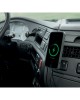 Μαγνητική Βάση Στήριξης Κινητού Mag Wireless Airvent της σειράς Optiline για Ίσιους Αεραγωγούς Αυτοκινήτου με δυνατότητα ασύρματης φόρτισης Max Power 15W, 15 μαγνήτες και 2 αυτοκόλλητα, μεταλλικά δακτυλίδια