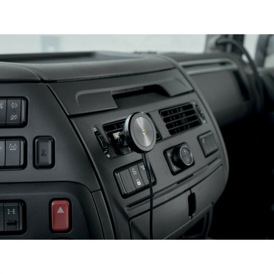 Μαγνητική Βάση Στήριξης Κινητού Mag Wireless Airvent της σειράς Optiline για Ίσιους Αεραγωγούς Αυτοκινήτου με δυνατότητα ασύρματης φόρτισης Max Power 15W, 15 μαγνήτες και 2 αυτοκόλλητα, μεταλλικά δακτυλίδια