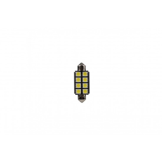 AMC-L9327W/MT - ΛΑΜΠΑΚΙΑ ΠΛΑΦΟΝΙΕΡΑΣ C5W 24V 0,24W SV8,5 41mm LED CAN-BUS 8xSMD505 ΛΕΥΚΟ 1ΤΕΜ. M-TECH ΛΑΜΠΑΚΙΑ ΠΛΑΦΟΝΙΕΡΑΣ C5W 24V 0,24W SV8,5 41mm LED CAN-BUS 8xSMD505 ΛΕΥΚΟ 1ΤΕΜ. M-TECH