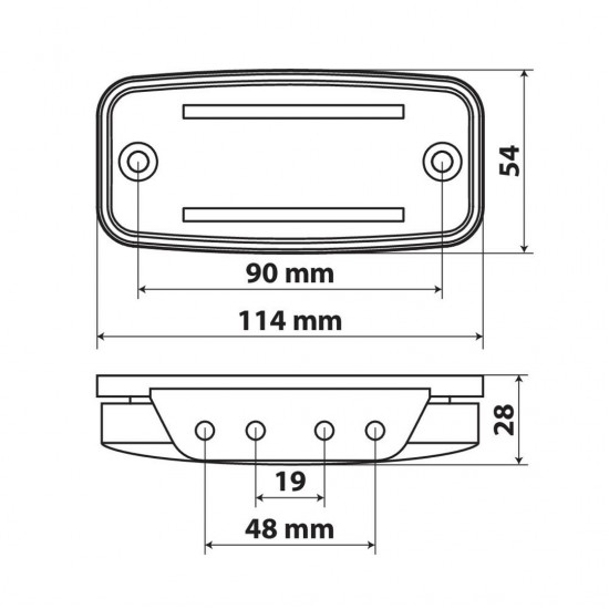 AMC-L9702.0 - ΦΩΣ ΟΓΚΟΥ S18 2 LED ΠΟΡΤΟΚΑΛΙ 10/30V ΜΕ ΑΝΑΚΛΑΣΤΗΡΑ (114x54 mm) -1ΤΕΜ. ΦΩΣ ΟΓΚΟΥ S18 2 LED ΠΟΡΤΟΚΑΛΙ 10/30V ΜΕ ΑΝΑΚΛΑΣΤΗΡΑ (114x54 mm) -1ΤΕΜ.