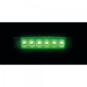 ΦΩΣ ΟΓΚΟΥ 9>32V 6 LED ΠΡΑΣΙΝΟ ΧΡΩΜΑ 95,6x19,8mm ΜΕ ΕΓΚΡΙΣΗ ΤΥΠΟΥ E148 LAMPA -  1 Τεμ.