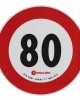 ΣΗΜΑ ΤΑΧΥΤΗΤΑΣ ΧΙΛΙΟΜΕΤΡΩΝ 80km/h ΑΥΤΟΚΟΛΛΗΤΟ