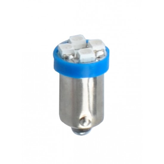 AMC-LB009B/MT - ΛΑΜΠΑΚΙΑ T4W 12V 0,24W BA9s (ΜΙΝΙΟΝ) LED 4xSMD2835 ΜΠΛΕ BLISTER M-TECH - 2 τεμ. ΛΑΜΠΑΚΙΑ T4W 12V 0,24W BA9s (ΜΙΝΙΟΝ) LED 4xSMD2835 ΜΠΛΕ BLISTER M-TECH - 2 τεμ.