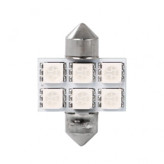AMC-LB027B/MT - ΛΑΜΠΑΚΙΑ ΠΛΑΦΟΝΙΕΡΑΣ C5W/C10W 12V 1,44W SV8,5 31mm LED 6xSMD5050 ΜΠΛΕ BLISTER M-TECH - 2 τεμ. ΛΑΜΠΑΚΙΑ ΠΛΑΦΟΝΙΕΡΑΣ C5W/C10W 12V 1,44W SV8,5 31mm LED 6xSMD5050 ΜΠΛΕ BLISTER M-TECH - 2 τεμ.