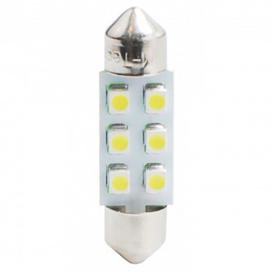 AMC-LB028B/MT - ΛΑΜΠΑΚΙΑ ΠΛΑΦΟΝΙΕΡΑΣ C5W/C10W 12V 0,48W SV8,5 36mm LED 6xSMD3528 ΜΠΛΕ BLISTER 2ΤΕΜ. M-TECH ΛΑΜΠΑΚΙΑ ΠΛΑΦΟΝΙΕΡΑΣ C5W/C10W 12V 0,48W SV8,5 36mm LED 6xSMD3528 ΜΠΛΕ BLISTER 2ΤΕΜ. M-TECH