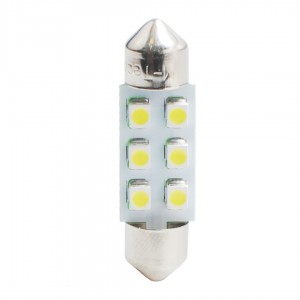 ΛΑΜΠΑΚΙΑ ΠΛΑΦΟΝΙΕΡΑΣ C5W/C10W 12V 0,48W SV8,5 36mm LED 6xSMD3528 ΠΡΑΣΙΝΟ BLISTER 2ΤΕΜ. M-TECH