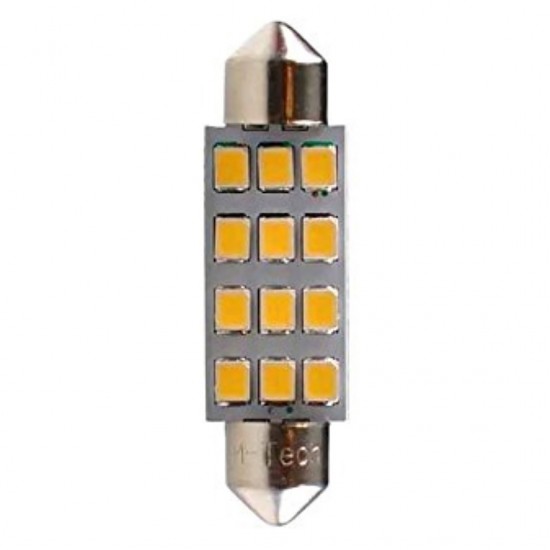 AMC-LB030W/MT - ΛΑΜΠΑΚΙΑ ΠΛΑΦΟΝΙΕΡΑΣ C5W/C10W 12V SV8.5 41mm 1,5W 12xSMD2835 LED OSRAM ΛΕΥΚΟ BLISTER 2ΤΕΜ. M-TECH ΛΑΜΠΑΚΙΑ ΠΛΑΦΟΝΙΕΡΑΣ C5W/C10W 12V SV8.5 41mm 1,5W 12xSMD2835 LED OSRAM ΛΕΥΚΟ BLISTER 2ΤΕΜ. M-TECH