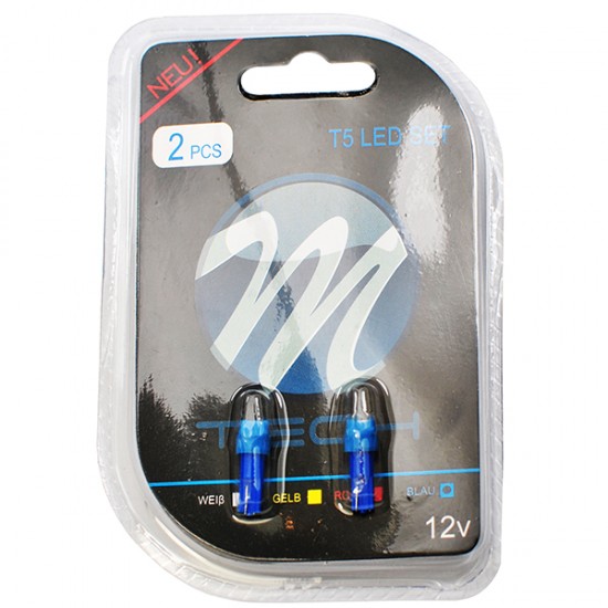 AMC-LB053B/MT - T5 12V W2x4,6d LED 1xSMD5050 ΜΠΛΕ (ΚΑΡΦΩΤΟ ΑΚΑΛΥΚΟ) BLISTER 2ΤΕΜ. T5 12V W2x4,6d LED 1xSMD5050 ΜΠΛΕ (ΚΑΡΦΩΤΟ ΑΚΑΛΥΚΟ) BLISTER 2ΤΕΜ.
