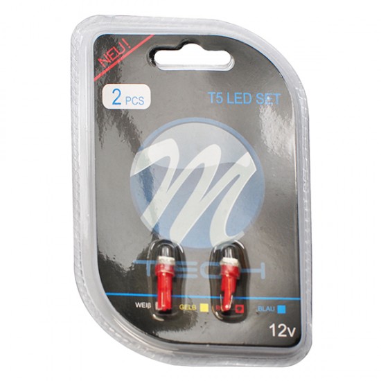 AMC-LB053R/MT - T5 12V W2x4,6d LED 1xSMD5050 ΚΟΚΚΙΝΟ (ΚΑΡΦΩΤΟ ΑΚΑΛΥΚΟ) BLISTER 2ΤΕΜ. T5 12V W2x4,6d LED 1xSMD5050 ΚΟΚΚΙΝΟ (ΚΑΡΦΩΤΟ ΑΚΑΛΥΚΟ) BLISTER 2ΤΕΜ.