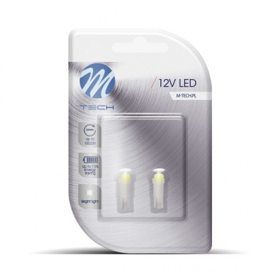 AMC-LB053W/MT - T5 12V W2x4,6d LED 1xSMD5050 ΛΕΥΚΟ (ΚΑΡΦΩΤΟ ΑΚΑΛΥΚΟ) BLISTER 2ΤΕΜ. T5 12V W2x4,6d LED 1xSMD5050 ΛΕΥΚΟ (ΚΑΡΦΩΤΟ ΑΚΑΛΥΚΟ) BLISTER 2ΤΕΜ.
