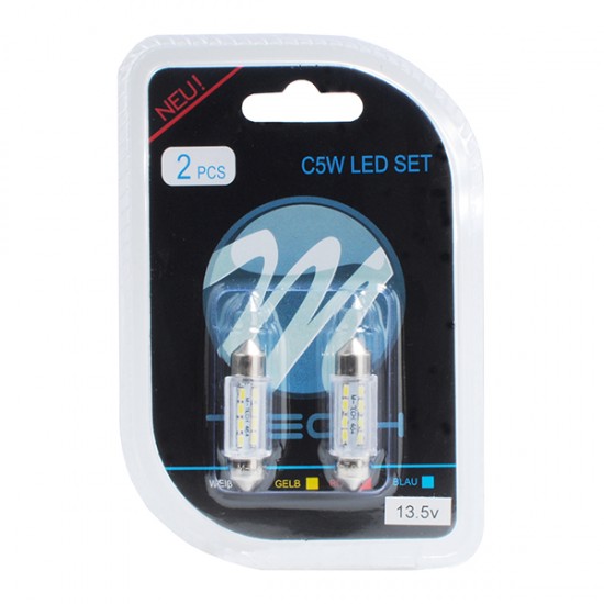 AMC-LB085W/MT - ΛΑΜΠΑΚΙΑ ΠΛΑΦΟΝΙΕΡΑΣ C5W/C10W 12V 1W SV8,5 36mm LED 8xSMD3014 ΛΕΥΚΟ BLISTER 2ΤΕΜ. ΛΑΜΠΑΚΙΑ ΠΛΑΦΟΝΙΕΡΑΣ C5W/C10W 12V 1W SV8,5 36mm LED 8xSMD3014 ΛΕΥΚΟ BLISTER 2ΤΕΜ.