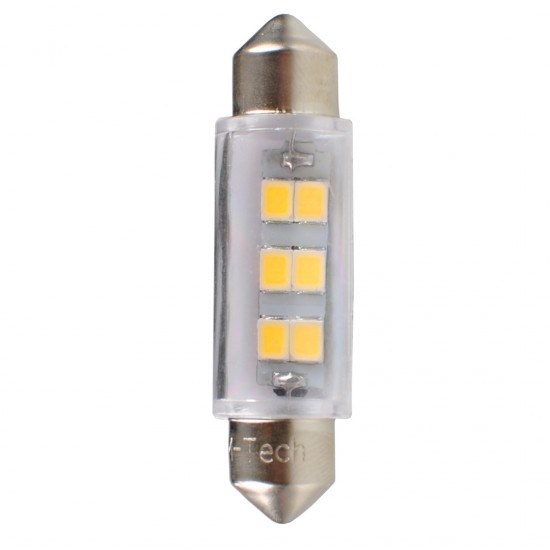 AMC-LB091W/MT - ΛΑΜΠΑΚΙΑ ΠΛΑΦΟΝΙΕΡΑΣ C5W/C10W 12V SV8.5 0,75W 41mm 6xSMD2835 LED OSRAM ΛΕΥΚΟ BLISTER 2ΤΕΜ. M-TECH ΛΑΜΠΑΚΙΑ ΠΛΑΦΟΝΙΕΡΑΣ C5W/C10W 12V SV8.5 0,75W 41mm 6xSMD2835 LED OSRAM ΛΕΥΚΟ BLISTER 2ΤΕΜ. M-TECH