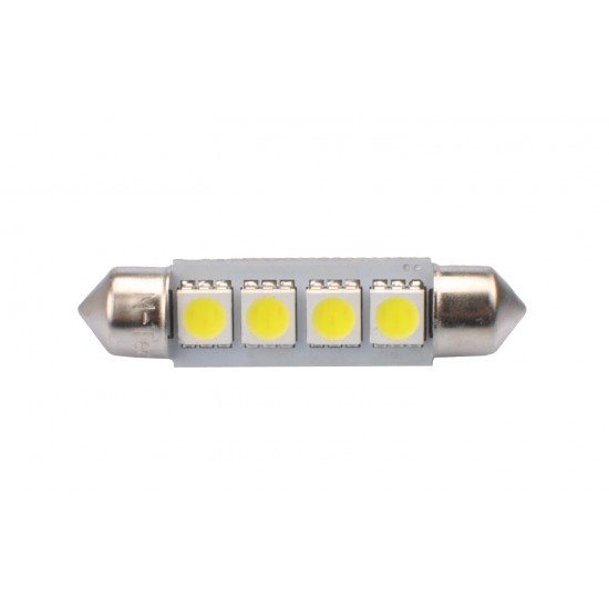 AMC-LB311W/MT - ΛΑΜΠΑΚΙΑ ΠΛΑΦΟΝΙΕΡΑΣ C5W/C10W 12V 0,96W SV8,5 41mm CAN-BUS LED 4xSMD5050 PREMIUM ΛΕΥΚΟ BLISTER 2ΤΕΜ ΛΑΜΠΑΚΙΑ ΠΛΑΦΟΝΙΕΡΑΣ C5W/C10W 12V 0,96W SV8,5 41mm CAN-BUS LED 4xSMD5050 PREMIUM ΛΕΥΚΟ BLISTER 2ΤΕΜ