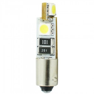 T4W 12V 0,64W BA9s (ΜΙΝΙΟΝ) LED 4xSMD5050 CAN-BUS ΛΕΥΚΟ BLISTER 2ΤΕΜ. M-TECH