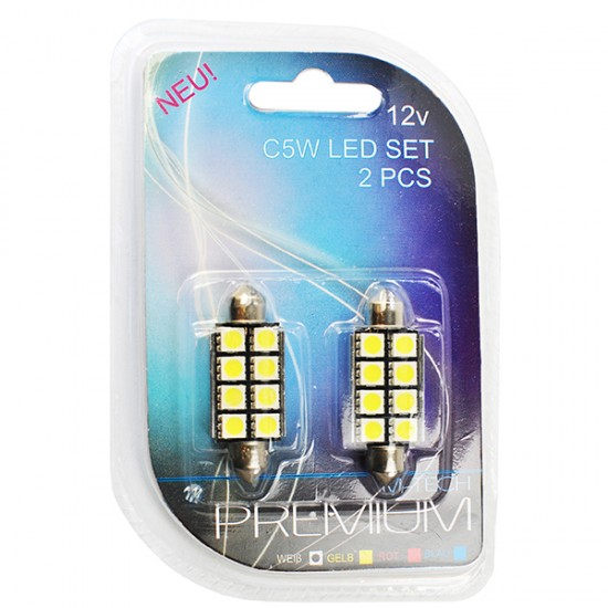 AMC-LB327W/MT - ΛΑΜΠΑΚΙΑ ΠΛΑΦΟΝΙΕΡΑΣ C5W/C10 12V 1,92W SV8,5 41mm ΛΑΜΠΑΚΙΑ ΠΛΑΦΟΝΙΕΡΑΣ C5W/C10 12V 1,92W SV8,5 41mm