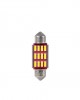 ΛΑΜΠΑΚΙ ΠΛΑΦΟΝΙΕΡΑΣ C5W/C10W 12V 1,95W SV8,5 36mm LED 12xLED ΛΕΥΚΟ M-TECH - 1 τεμ.