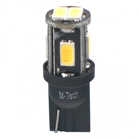 AMC-LB809W/MT - T10 W5W 12V W2.1x9.5d 1,5W 4xHP LED ΛΕΥΚΟ CAN-BUS BLISTER 2ΤΕΜ. M-TECH T10 W5W 12V W2.1x9.5d 1,5W 4xHP LED ΛΕΥΚΟ CAN-BUS BLISTER 2ΤΕΜ. M-TECH